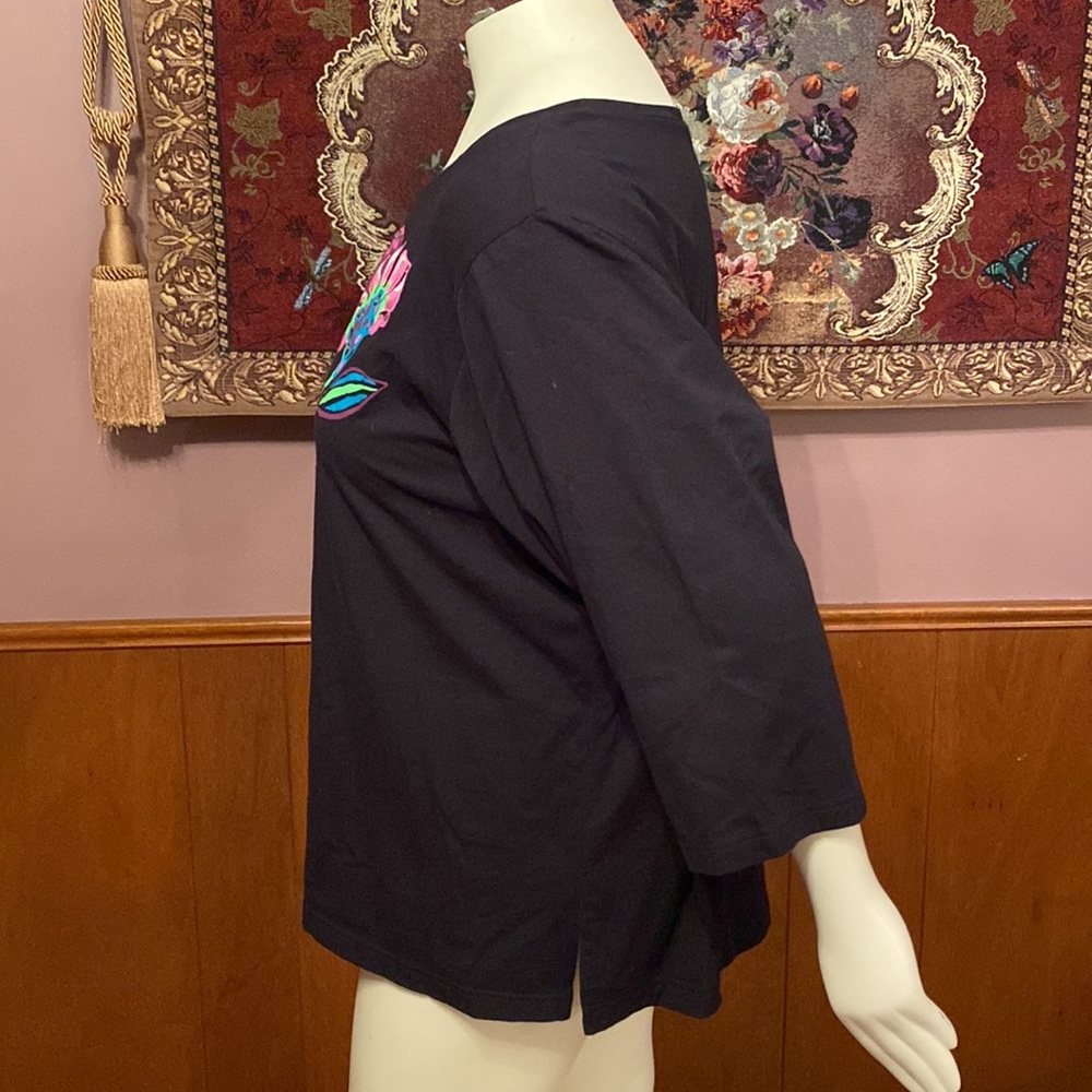 Bob Mackie Wearable Art Blouse - image 2